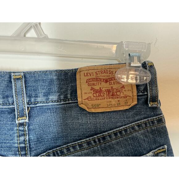 Levis 569 Jeans Youth Size 14 slim (25x 27). Straight Weight Denim - Picture 6 of 8